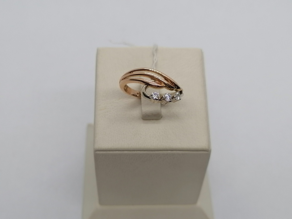 КОЛКМИ585 КОЛЬЦО С КАМНЯМИ (Au 585)