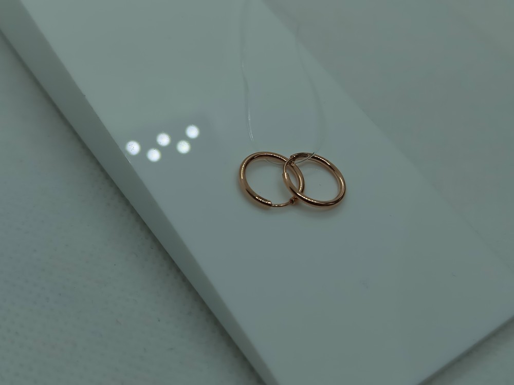 СЕРЬГИ КОНГО без камня (Au 585)