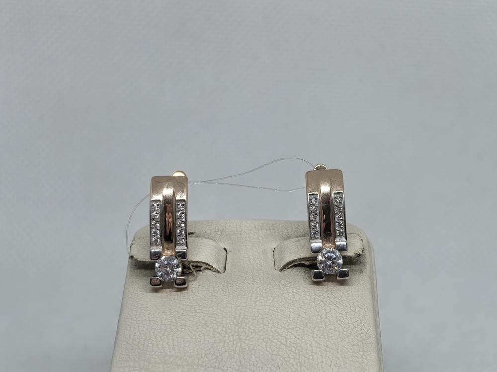 СЕРЬГИ С КАМНЯМИ (Au 585)