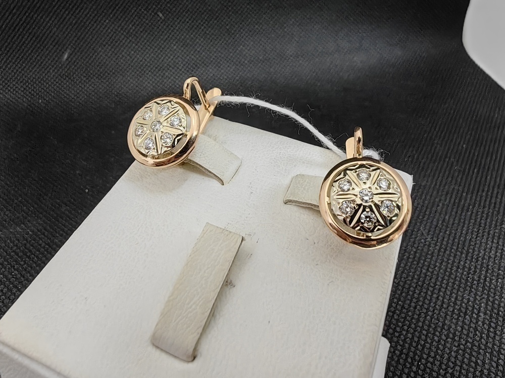 СЕРЬГИ БРИЛЛИАНТ (Au 585)