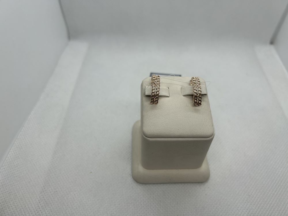 СЕРЬГИ БЕЗ КАМНЯ (Au 585)