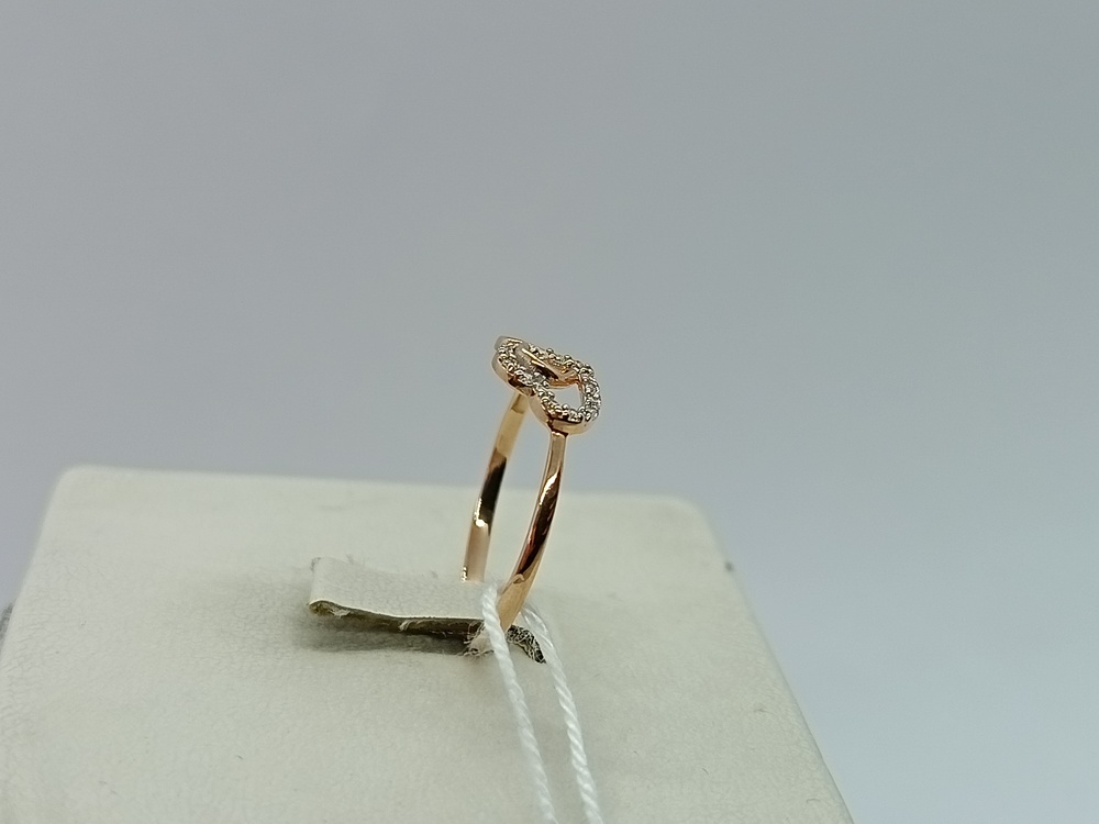 КОЛЬЦО С КАМНЯМИ (Au 585)