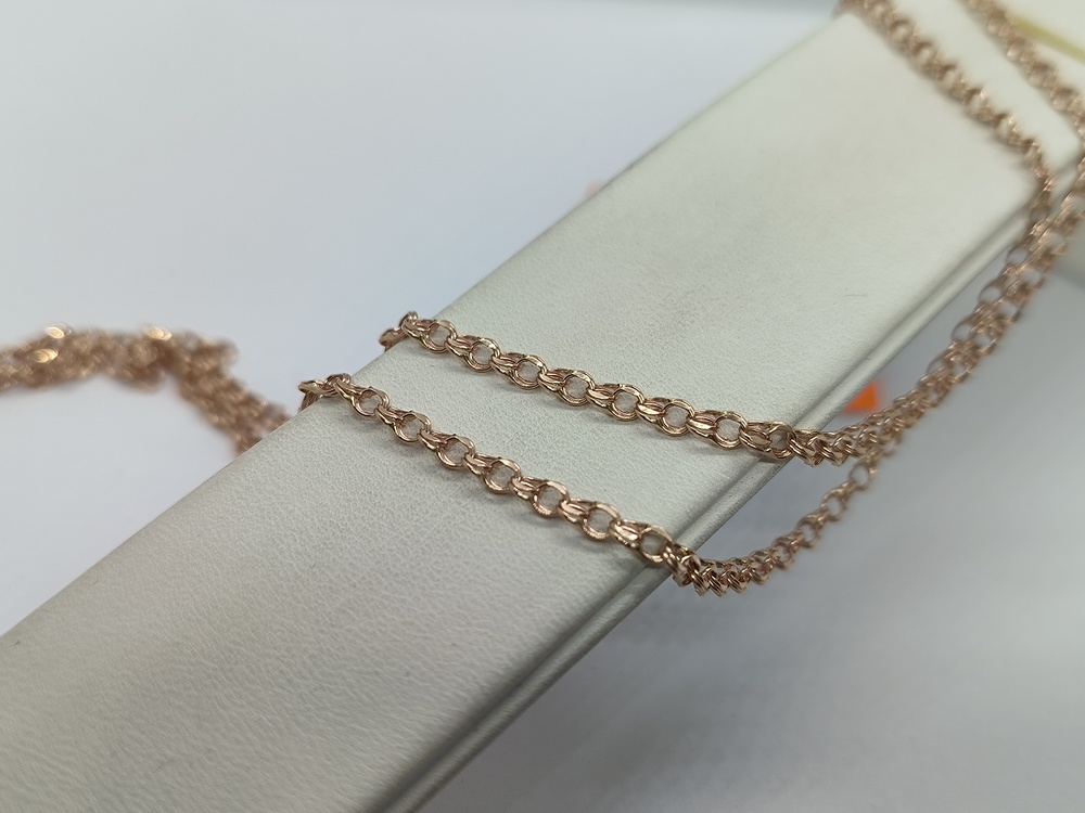 ЦПБС585 ЦЕПЬ ПУСТОТЕЛАЯ Бисмарк (Au 585)