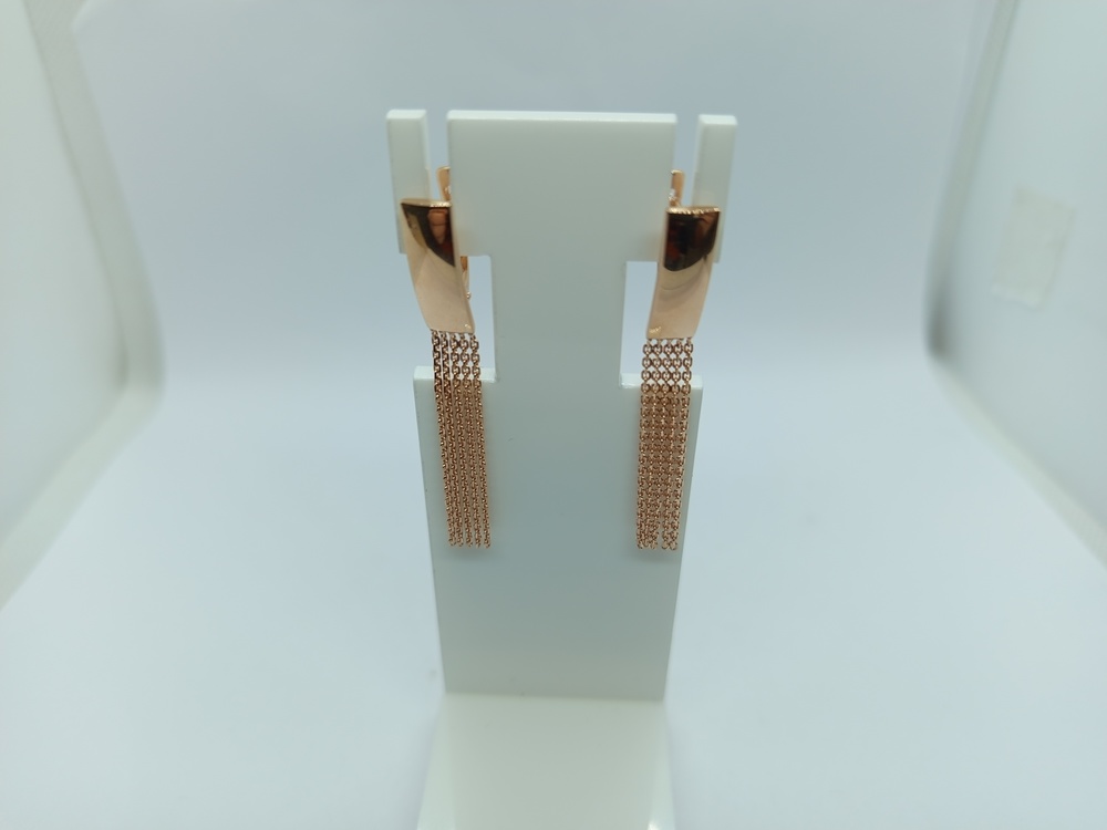 СЕРЬГИ БЕЗ КАМНЯ (Au 585)