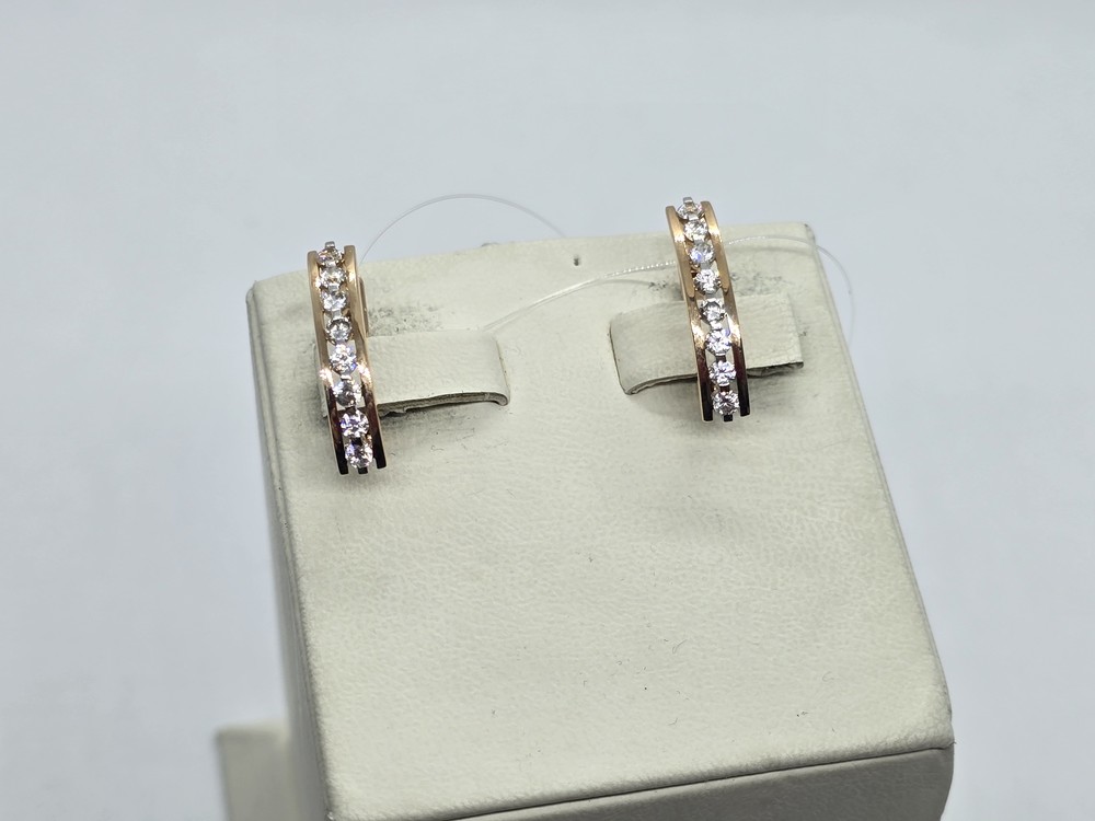 СЕРЬГИ С КАМНЯМИ (Au 585)