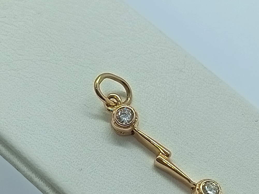 Б585 БРАСЛЕТ С КАМНЯМИ (Au 585)