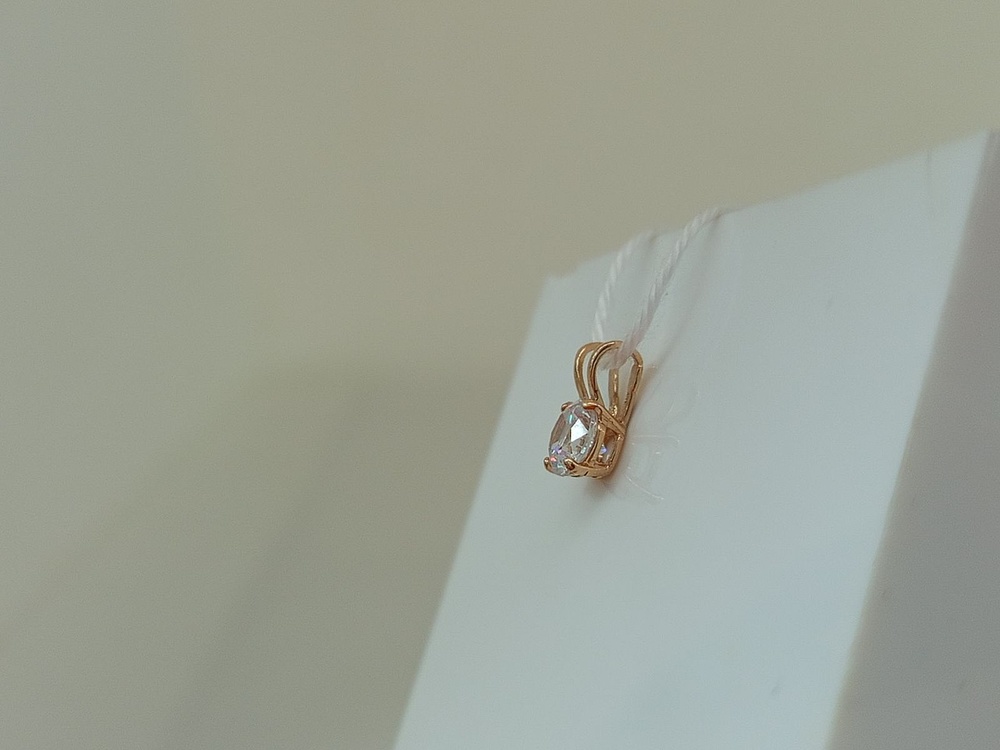 ПОДКМ585 ПОДВЕСКА С КАМНЕМ (Au 585)