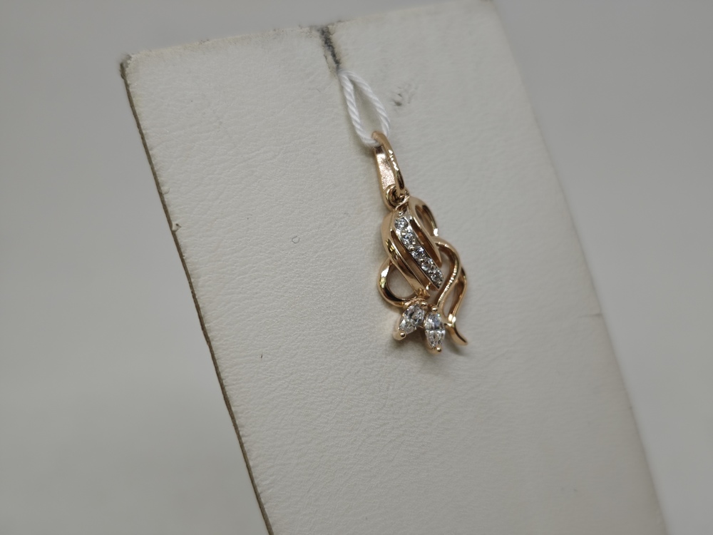 ПОДКМИ585 ПОДВЕСКА С КАМНЯМИ (Au 585)