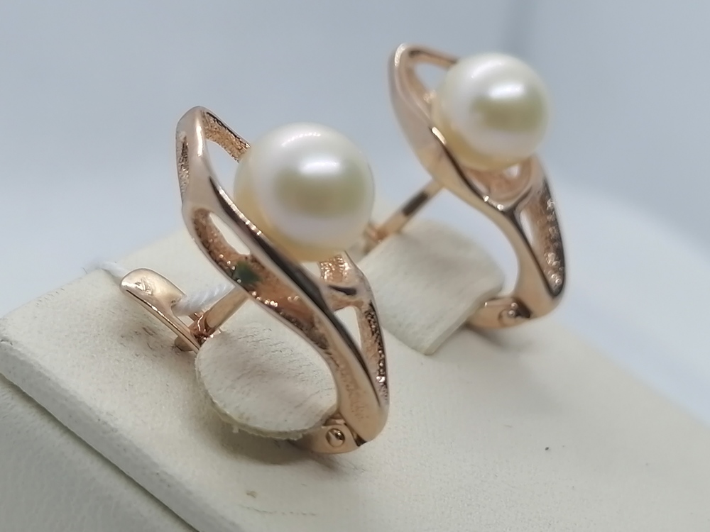 СЕРЬГИ С КАМНЕМ (Au 585)