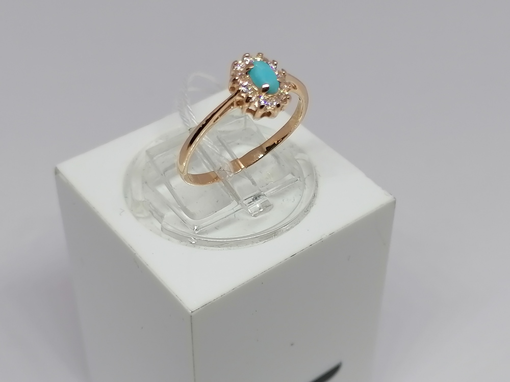 КОЛКМИ585 КОЛЬЦО С КАМНЯМИ (Au 585)