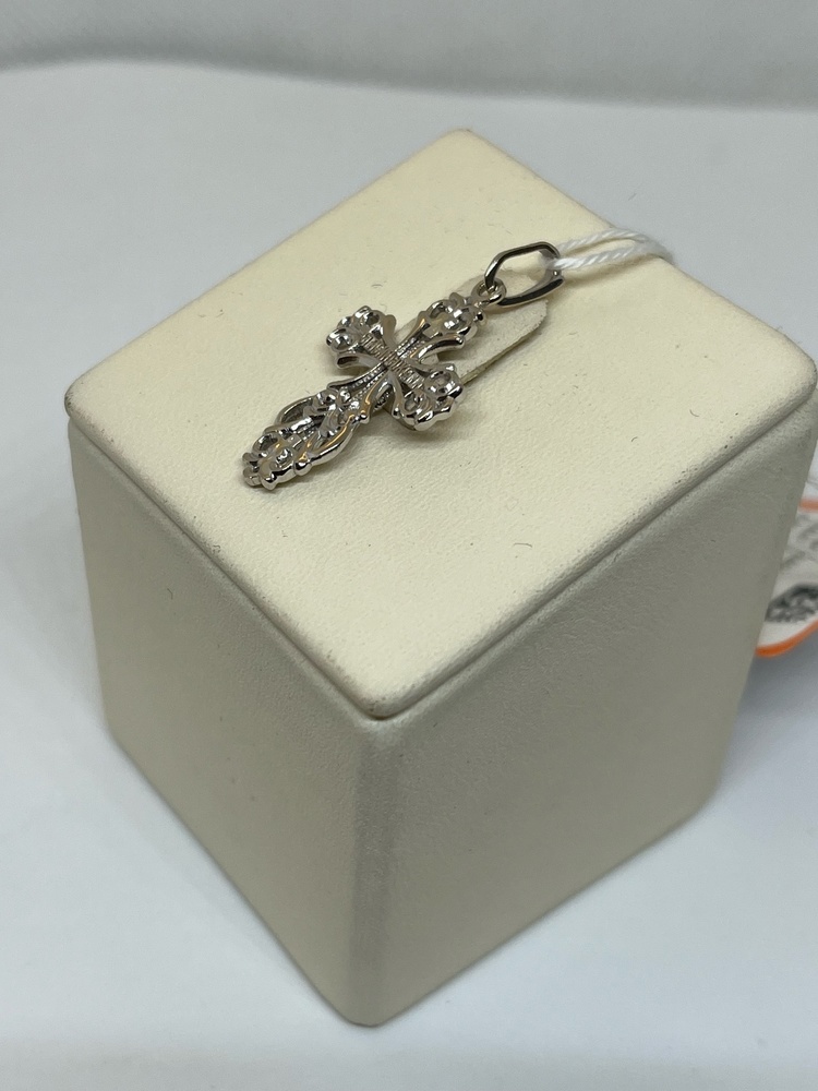 ПОДКБК585 ПОДВЕСКА КРЕСТ БЕЗ КАМНЯ (Au 585)