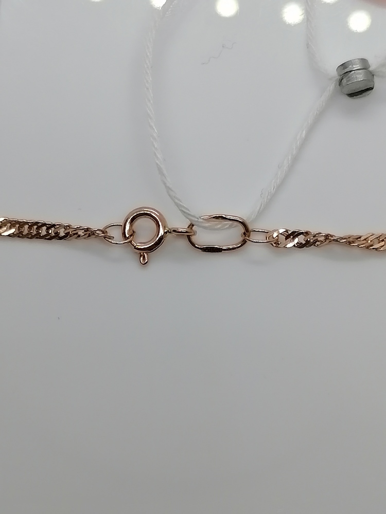 БРАСЛЕТ ПУСТОТЕЛЫЙ Сингапур Au 585