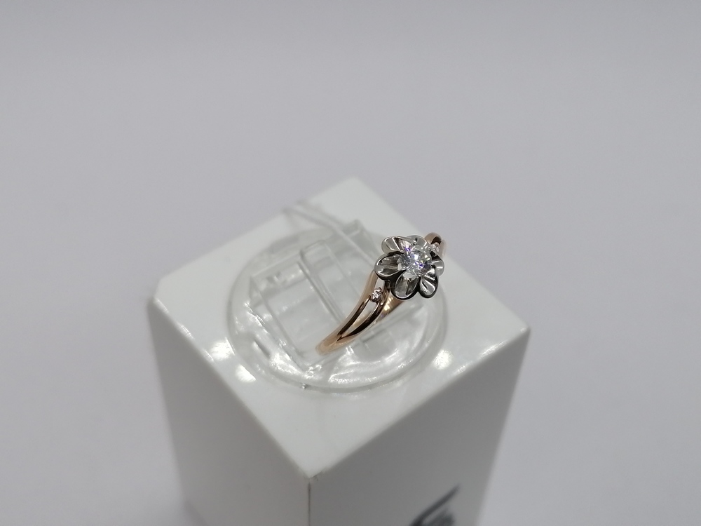 КОЛКМИ585 КОЛЬЦО С КАМНЯМИ (Au 585)