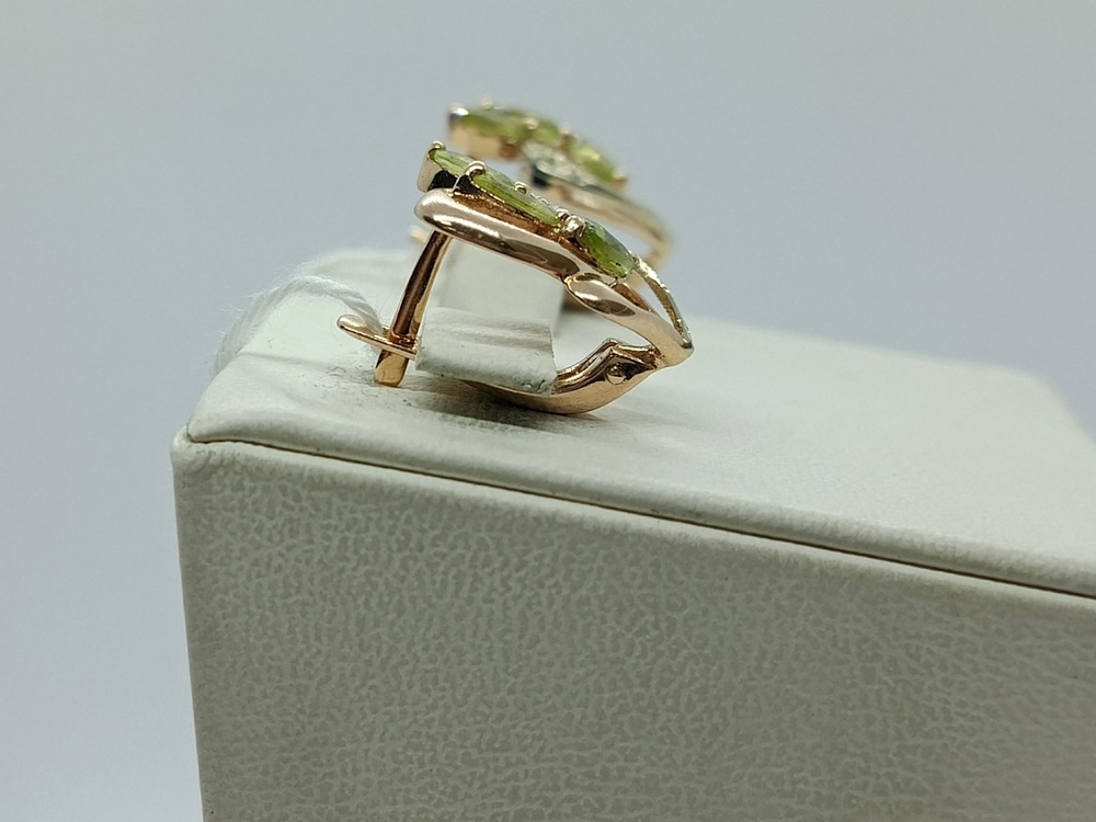 СКМИ585 СЕРЬГИ С КАМНЯМИ (Au 585)