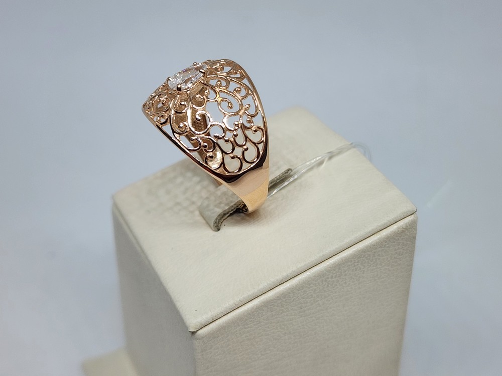 КОЛЬЦО С КАМНЕМ (Au 585)