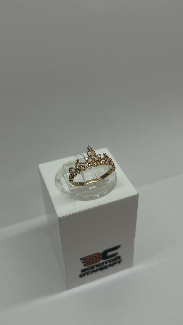 КОЛКМИ585 КОЛЬЦО С КАМНЯМИ (Au 585)