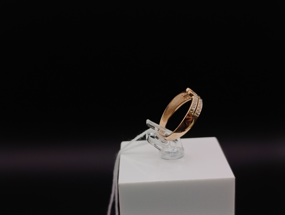 КОЛКМИ585 КОЛЬЦО С КАМНЯМИ (Au 585)