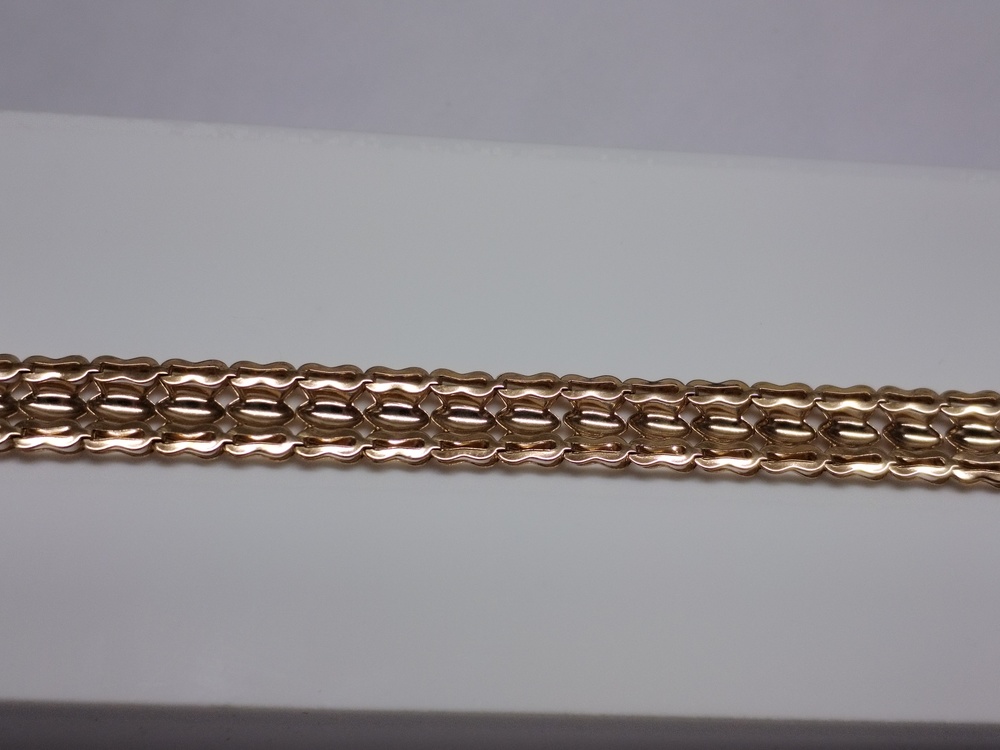 БРАСЛЕТ ПОЛНОВЕСНЫЙ Штамповка Au 585