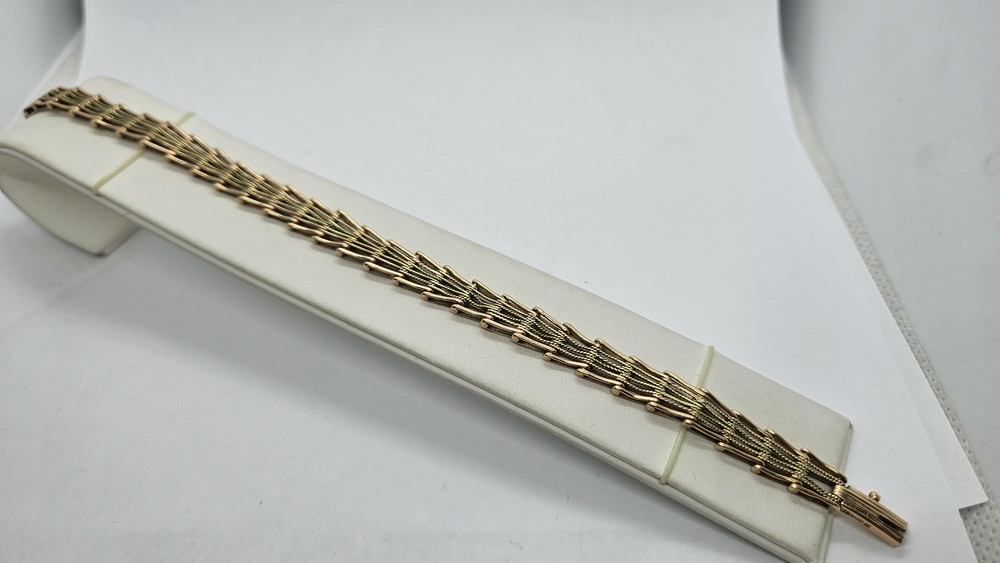 БРАСЛЕТ ПУСТОТЕЛЫЙ Фантазия Au 585