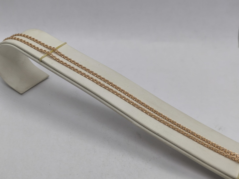 ЦЕПЬ ПУСТОТЕЛАЯ Бисмарк (Au 585)