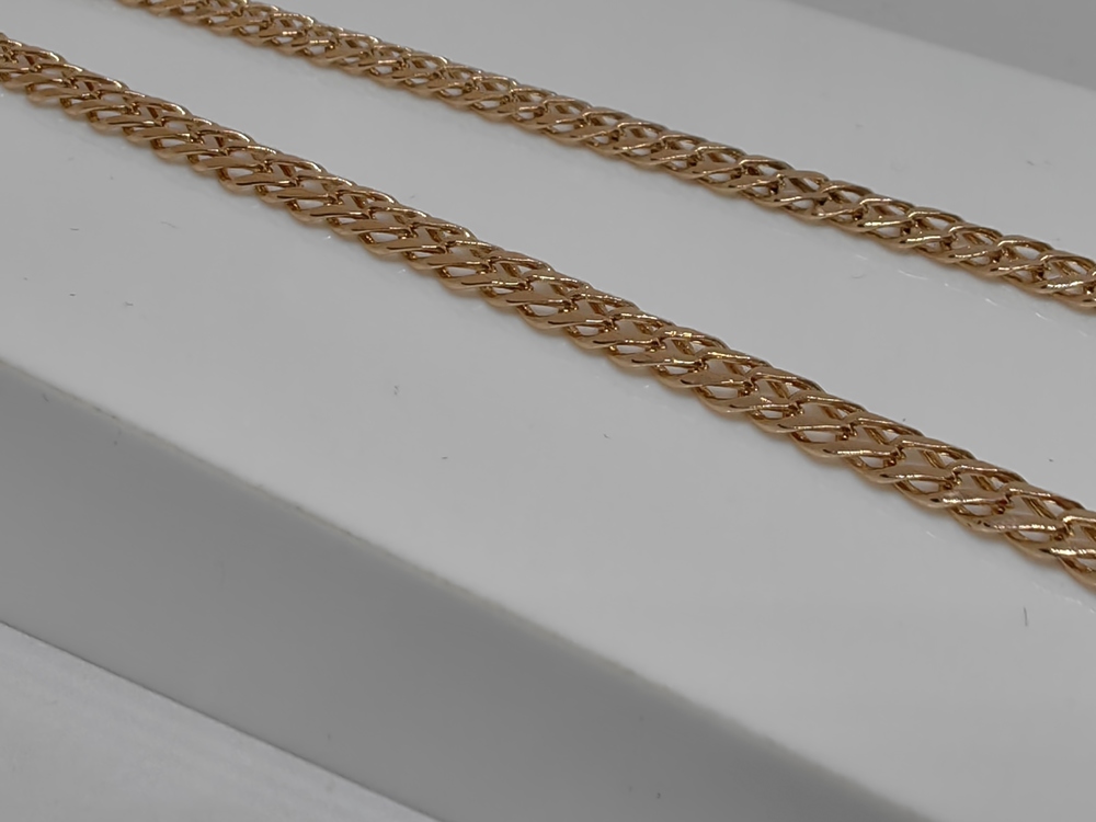 ЦЕПЬ ПОЛНОВЕСНАЯ Ромб двойной (Au 585)