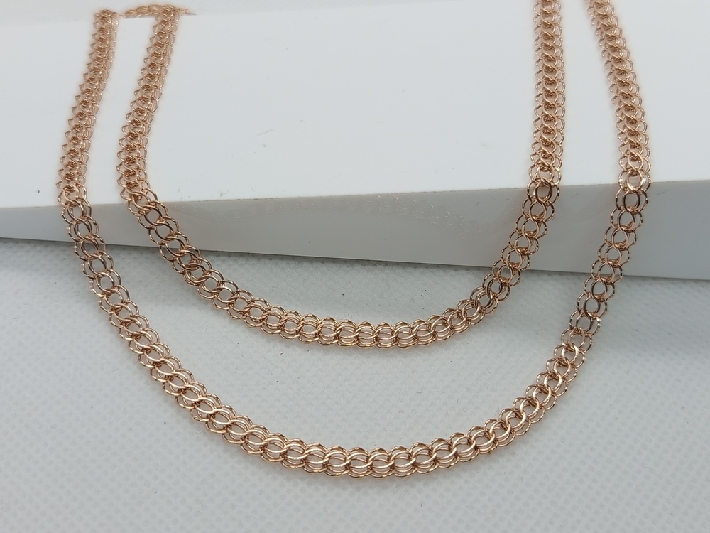 ЦПИТ585 ЦЕПЬ ПУСТОТЕЛАЯ Итальянка (Au 585)