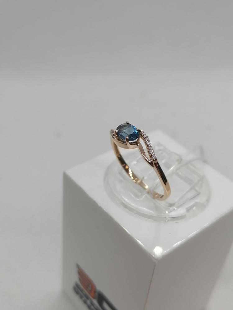 КОЛКМИ585 КОЛЬЦО С КАМНЯМИ (Au 585)