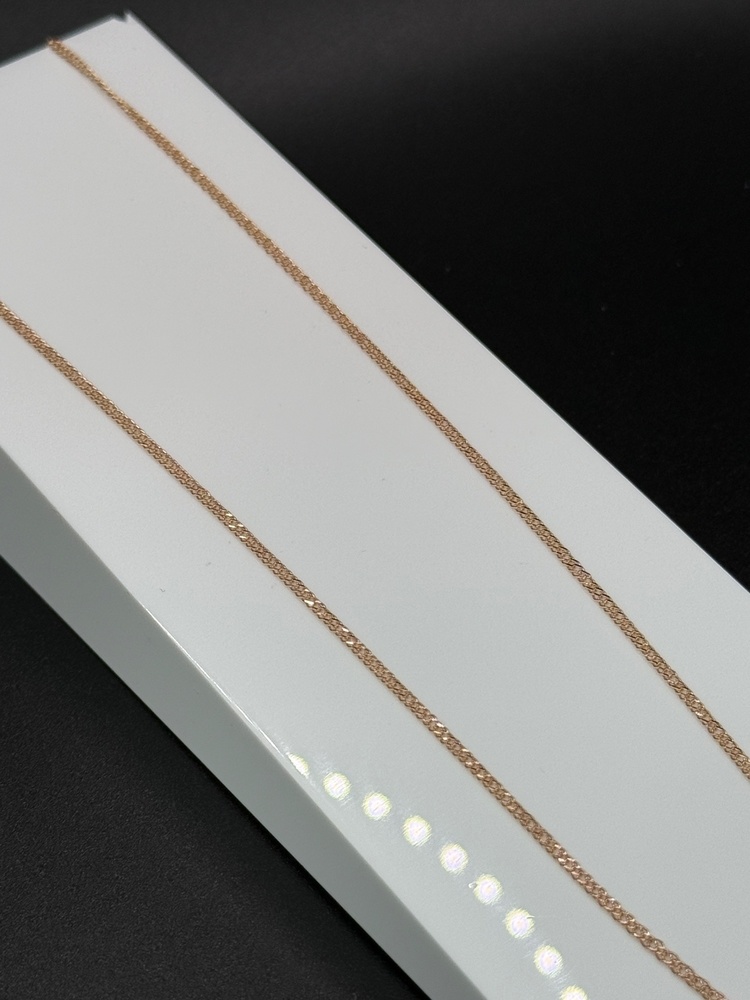 ЦЕПЬ ПОЛНОВЕСНАЯ Ромб двойной (Au 585)