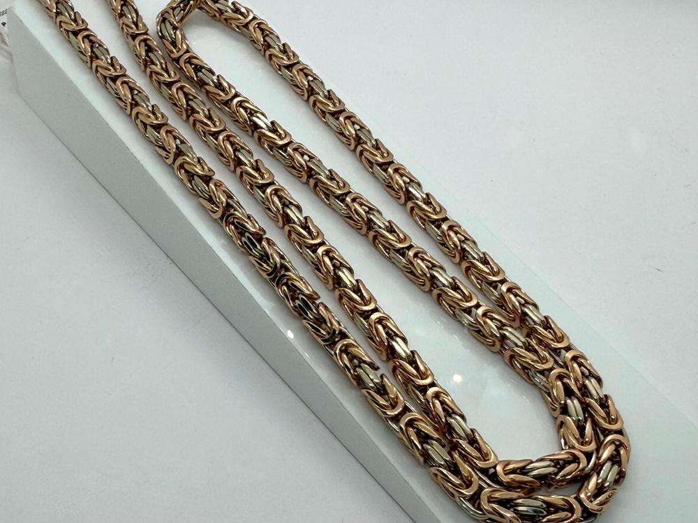 ЦЛМК585 ЦЕПЬ ПОЛНОВЕСНАЯ Мальвина королевская(лисий хвост) (Au 585)