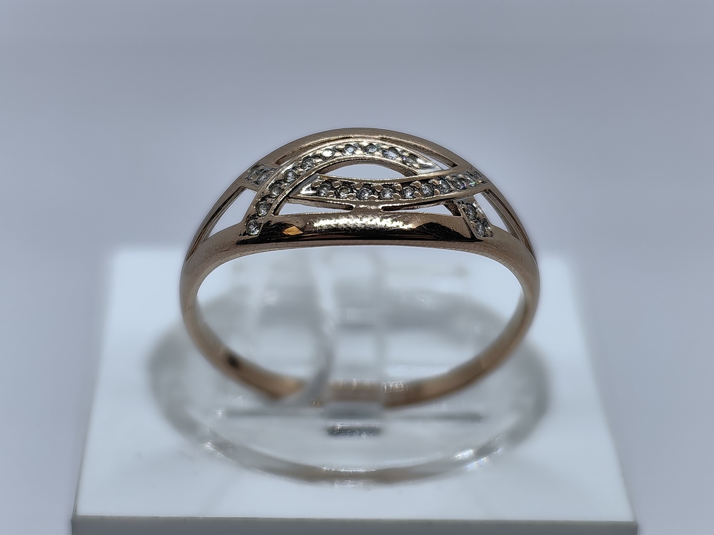 КОЛКМИ585 КОЛЬЦО С КАМНЯМИ (Au 585)