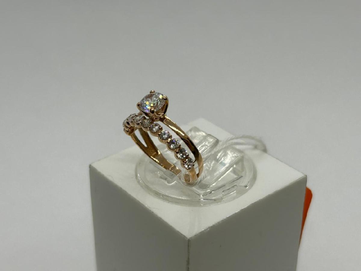 КОЛКМИ585 КОЛЬЦО С КАМНЯМИ (Au 585)