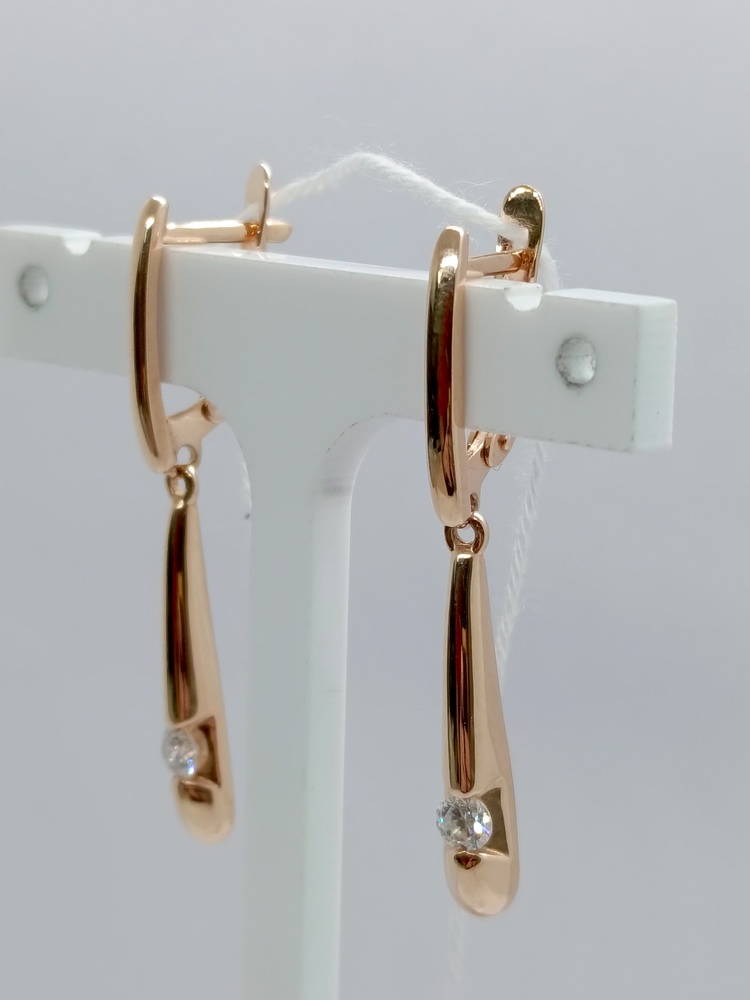 СЕРЬГИ БРИЛЛИАНТ (Au 585)