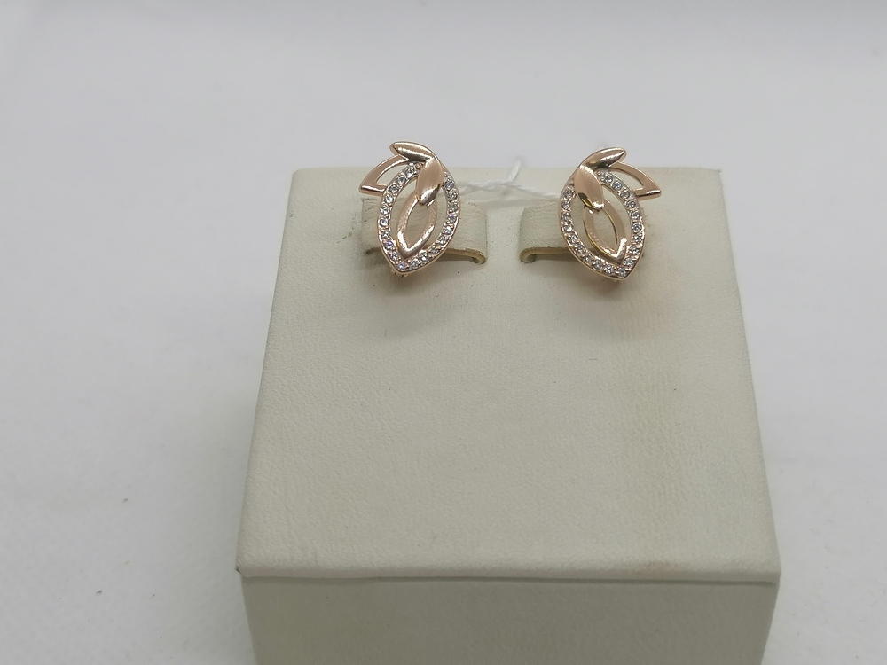 СЕРЬГИ С КАМНЯМИ (Au 585)