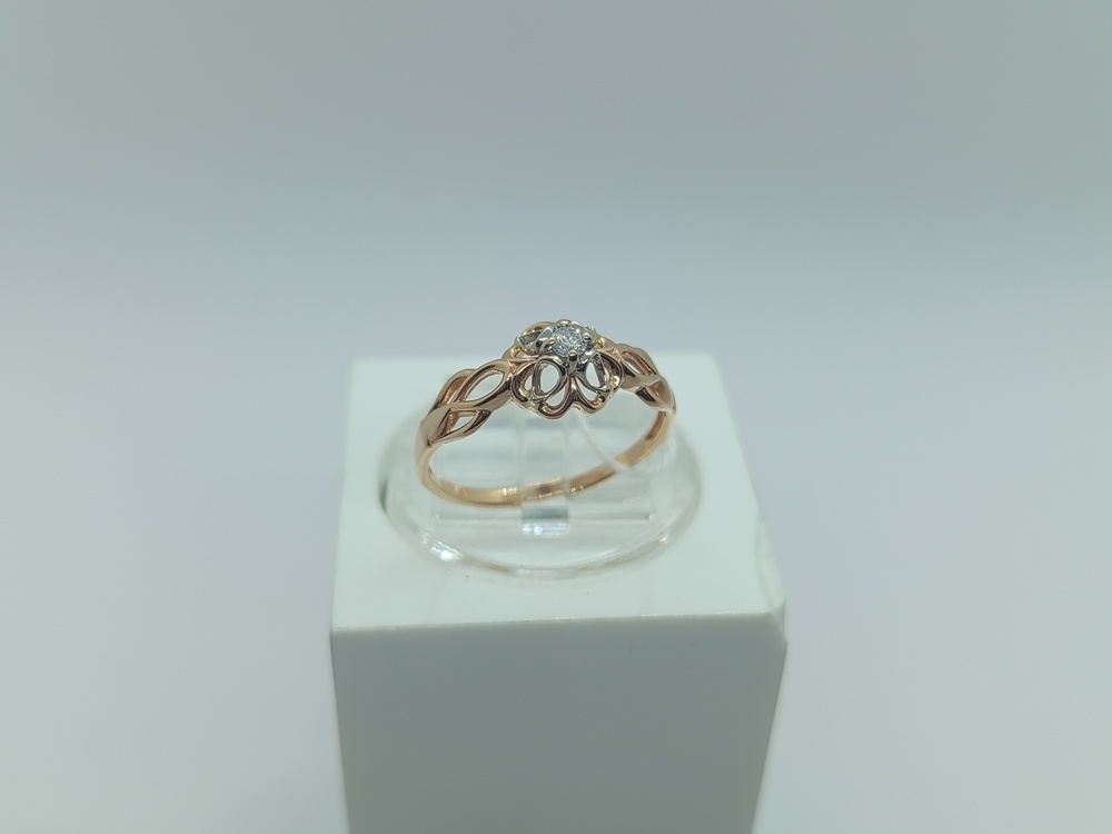 КОЛЬЦО БРИЛЛИАНТ Au 585