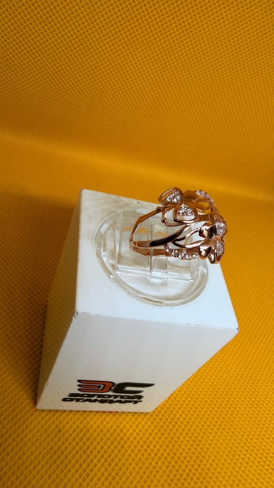 КОЛКМИ585 КОЛЬЦО С КАМНЯМИ (Au 585)