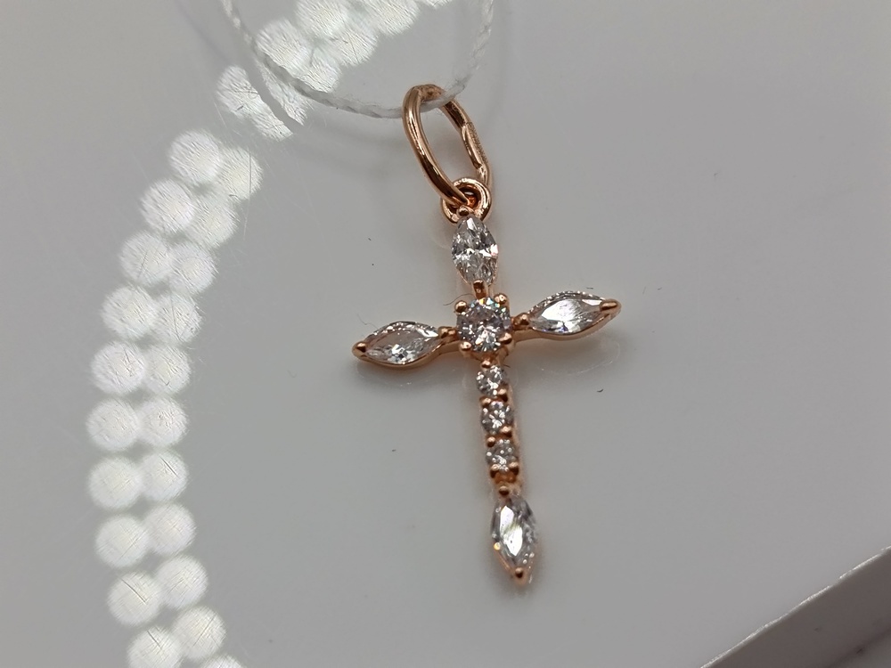 ПОДКМИ585 ПОДВЕСКА С КАМНЯМИ (Au 585)