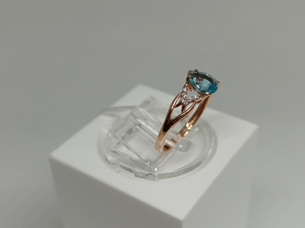 КОЛКМИ585 КОЛЬЦО С КАМНЯМИ (Au 585)