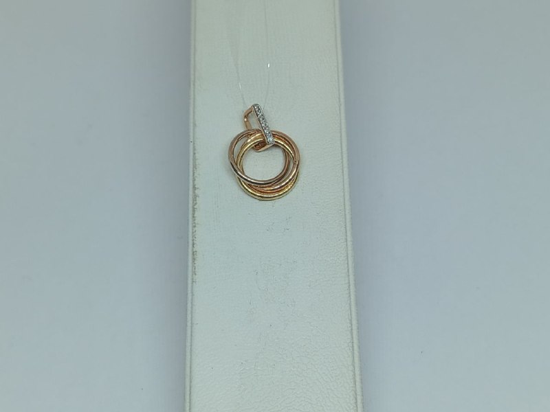 ПОДВЕСКА С КАМНЯМИ (Au 585)