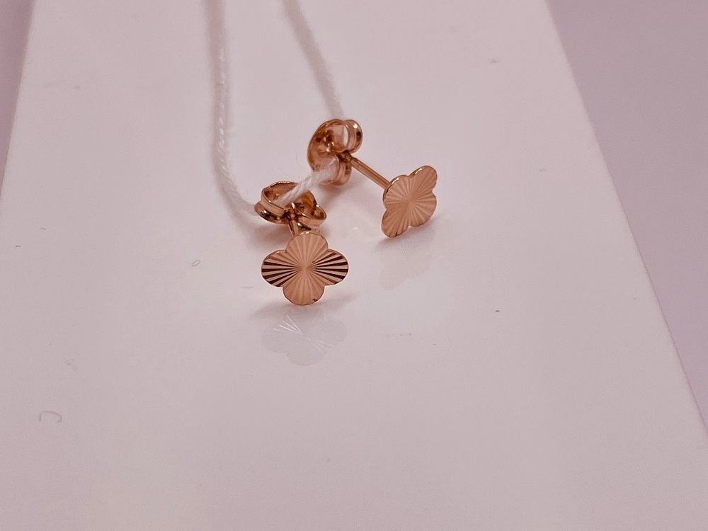 СПУС585 СЕРЬГИ ПУСЕТЫ (Au 585)