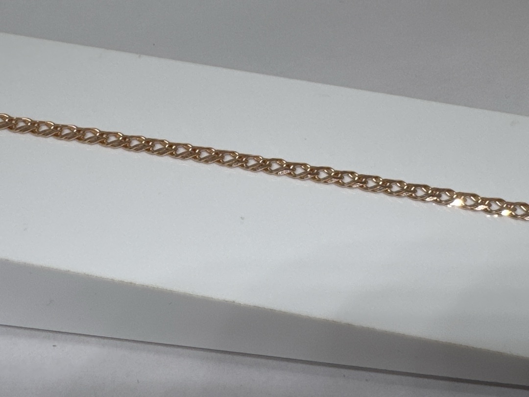 БРАСЛЕТ ПОЛНОВЕСНЫЙ Ромб двойной (Au 585)