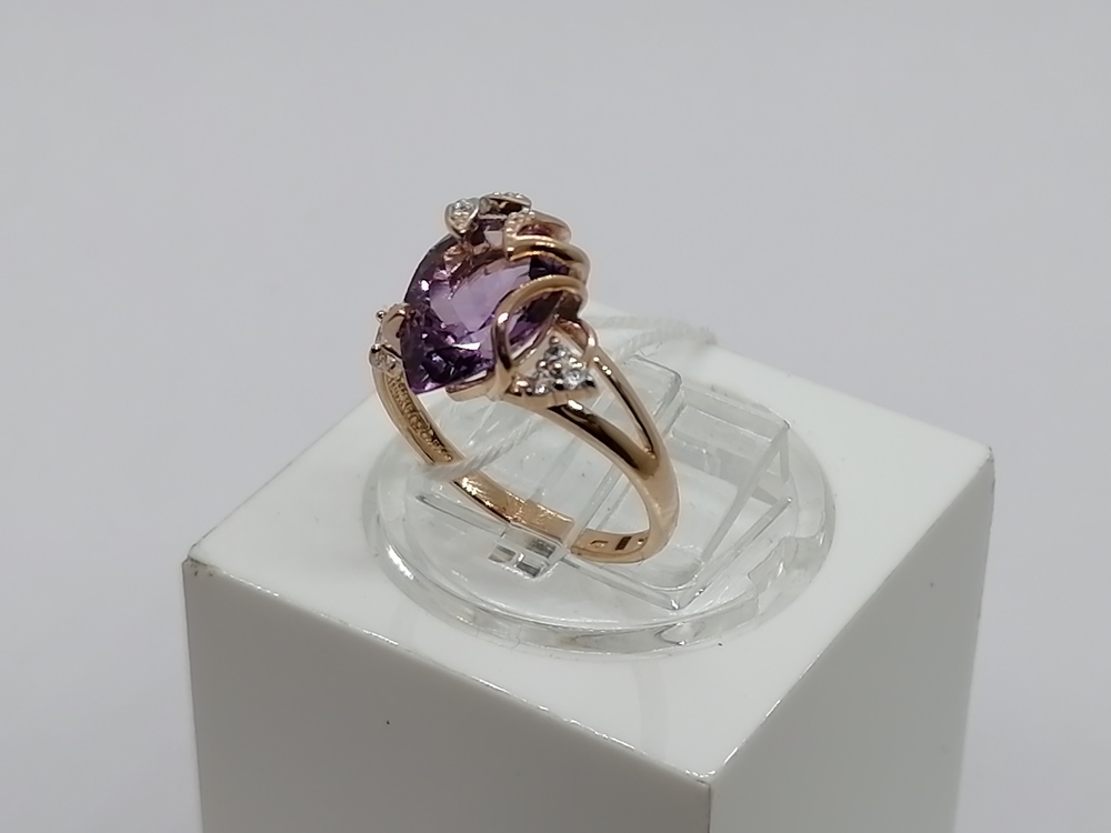 КОЛКМИ585 КОЛЬЦО С КАМНЯМИ (Au 585)