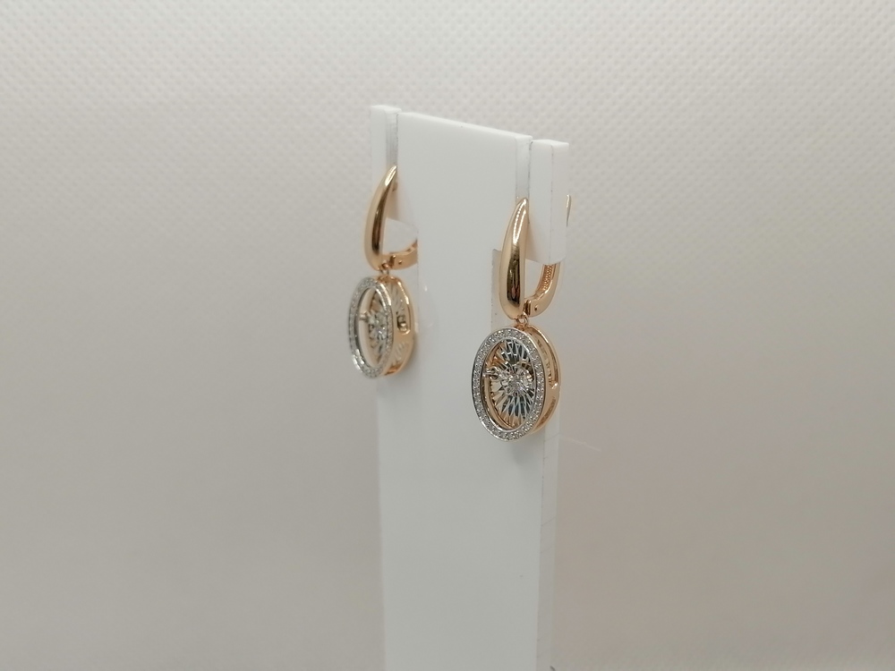 02-11-5498-31-00 СЕРЬГИ БРИЛЛИАНТ (Au 585)