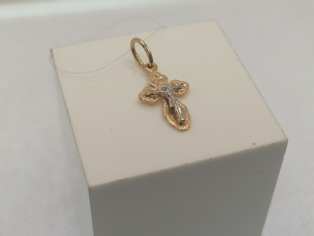 80117р ПОДВЕСКА КРЕСТ (Au 585)