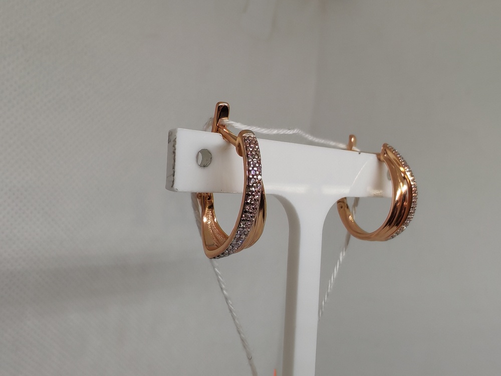 СЕРЬГИ С КАМНЯМИ (Au 585)