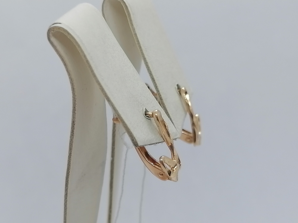 СЕРЬГИ БЕЗ КАМНЯ (Au 585)