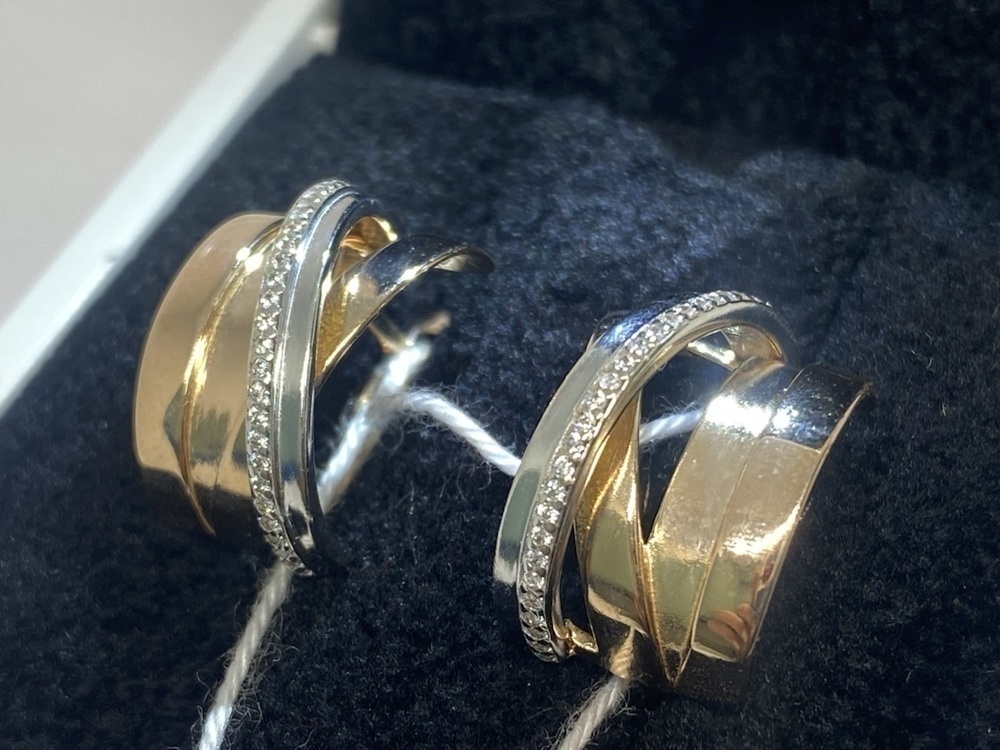 СЕРЬГИ С КАМНЯМИ (Au 585)