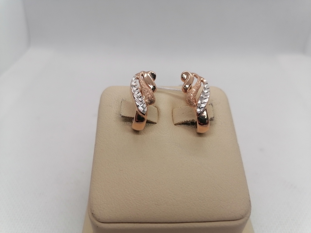 СЕРЬГИ БЕЗ КАМНЯ (Au 585)