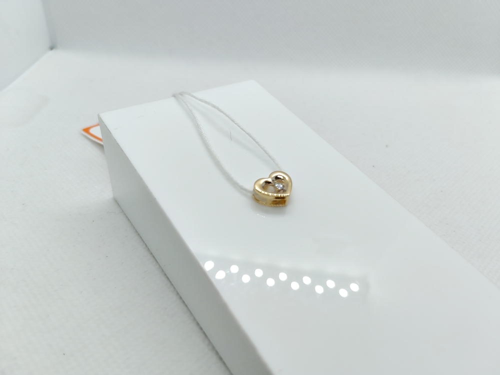 ПОДКМ585 ПОДВЕСКА С КАМНЕМ (Au 585)