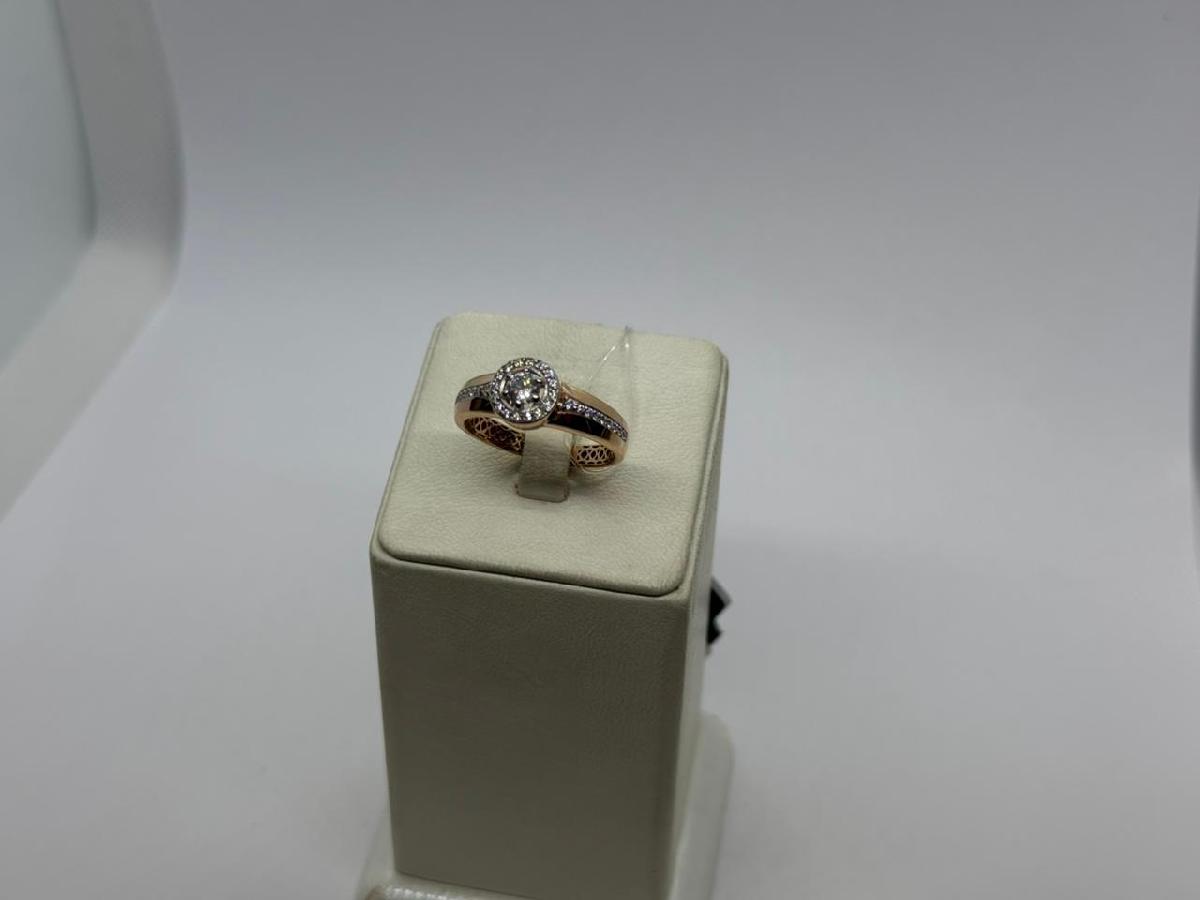 903381-1102 КОЛЬЦО С КАМНЯМИ (Au 585)