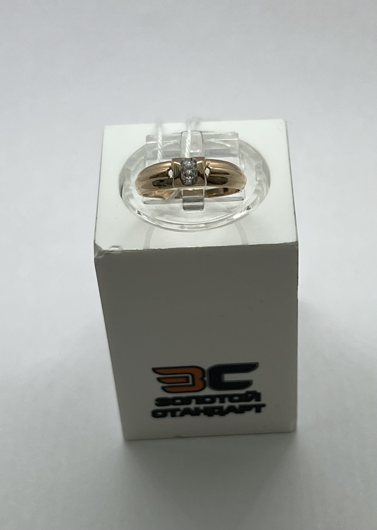 КОЛКМ585 КОЛЬЦО С КАМНЕМ (Au 585)